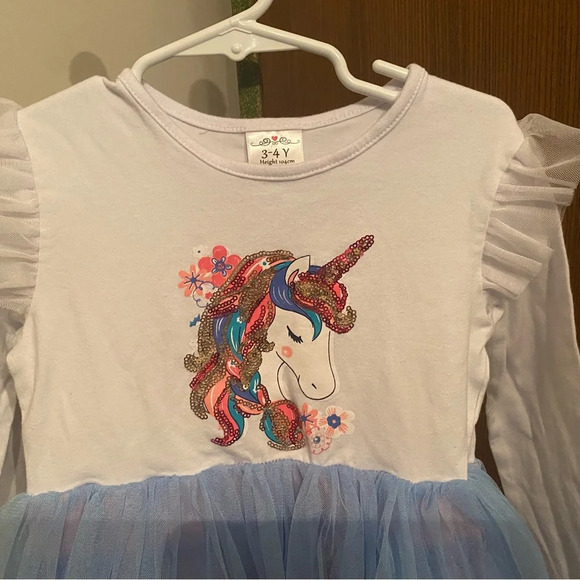 Sequin Unicorn Tutu Dress - Picture 5 of 9